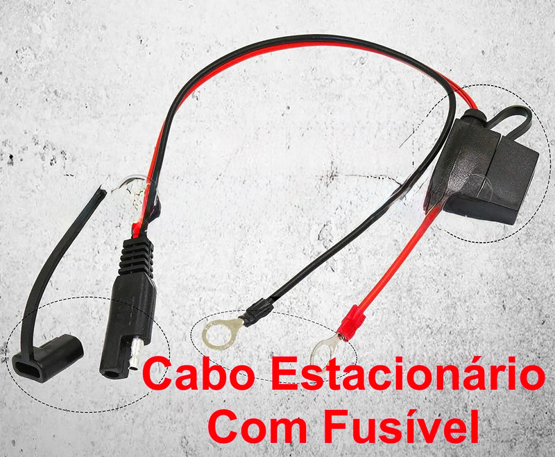 Carregador de Bateria12V 800mA Automático e Inteligente