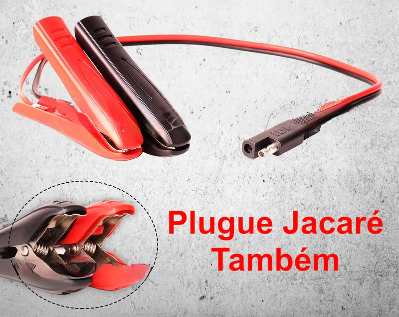 Carregador de Bateria12V 800mA Automático e Inteligente