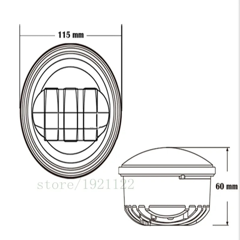 Faróis Central e Auxiliares Para Harley Touring