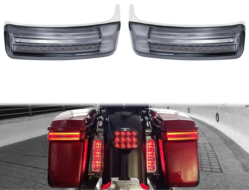 LED 3x1 das Malas Laterais Harley Touring 1997 até 2013