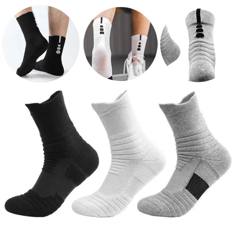 3 Pares de Meias Sport Compressivas Confort Plus