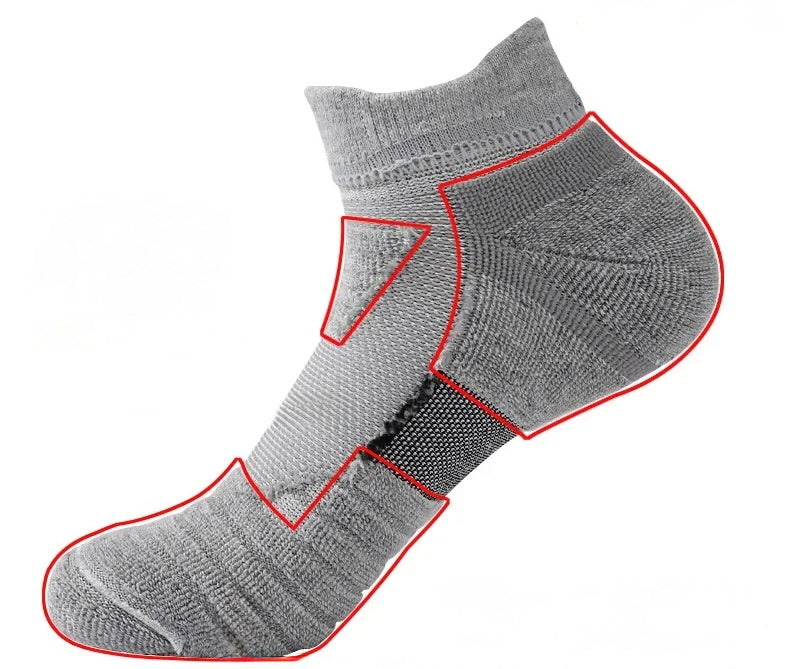 3 Pares de Meias Sport Compressivas Confort Plus