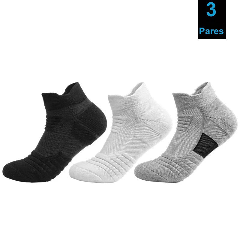 3 Pares de Meias Sport Compressivas Confort Plus
