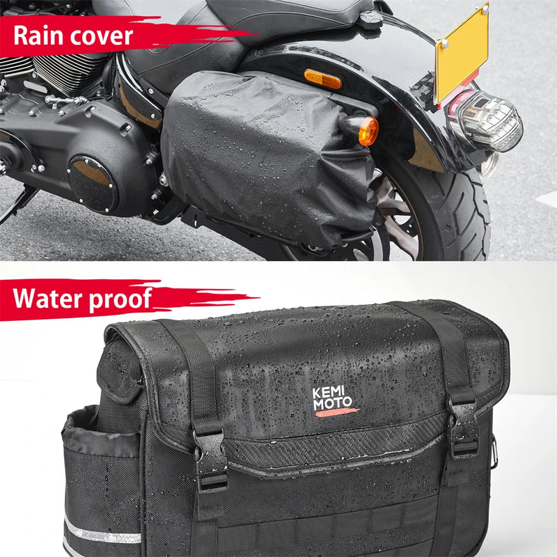 Malas Laterais pata Todas as Motos, 8L 12L 15L Saddlebag