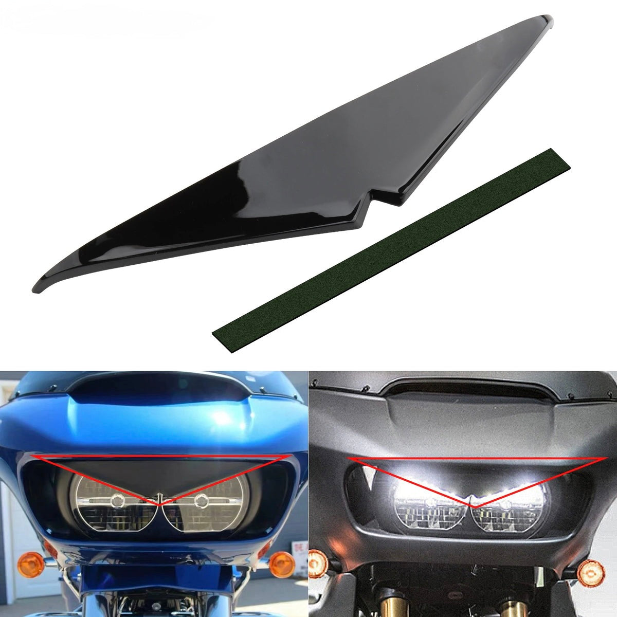 Mascara do Farol Road Glide