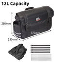 Malas Laterais pata Todas as Motos, 8L 12L 15L Saddlebag