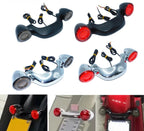 Pisca e Lanterna Traseira em LED 4x1 para Motos Tourings