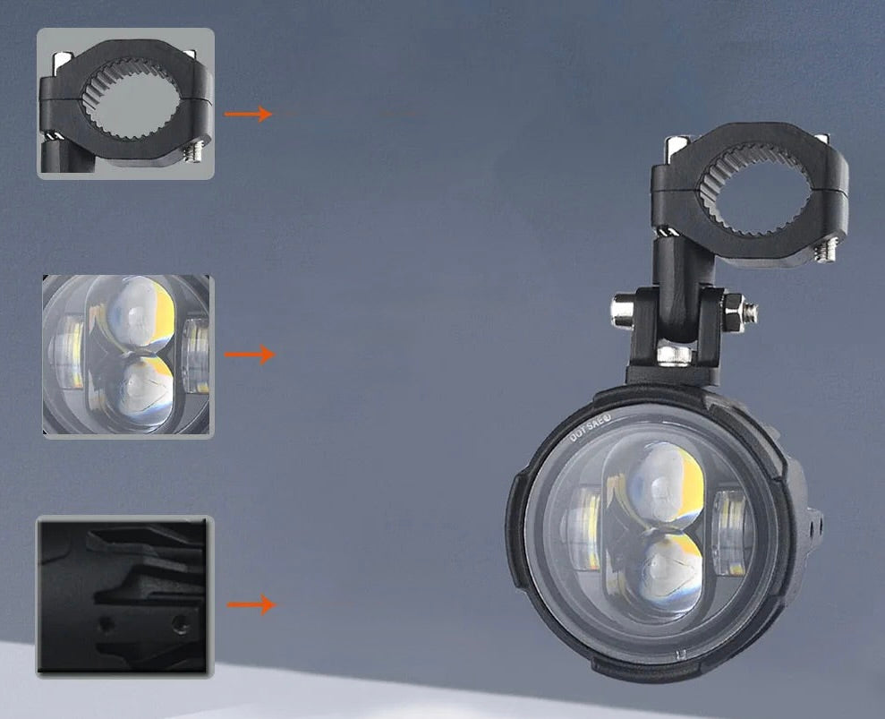 Par de Faróis de Milha 50W cada um