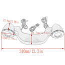 Pisca e Lanterna Traseira em LED 4x1 para Motos Tourings