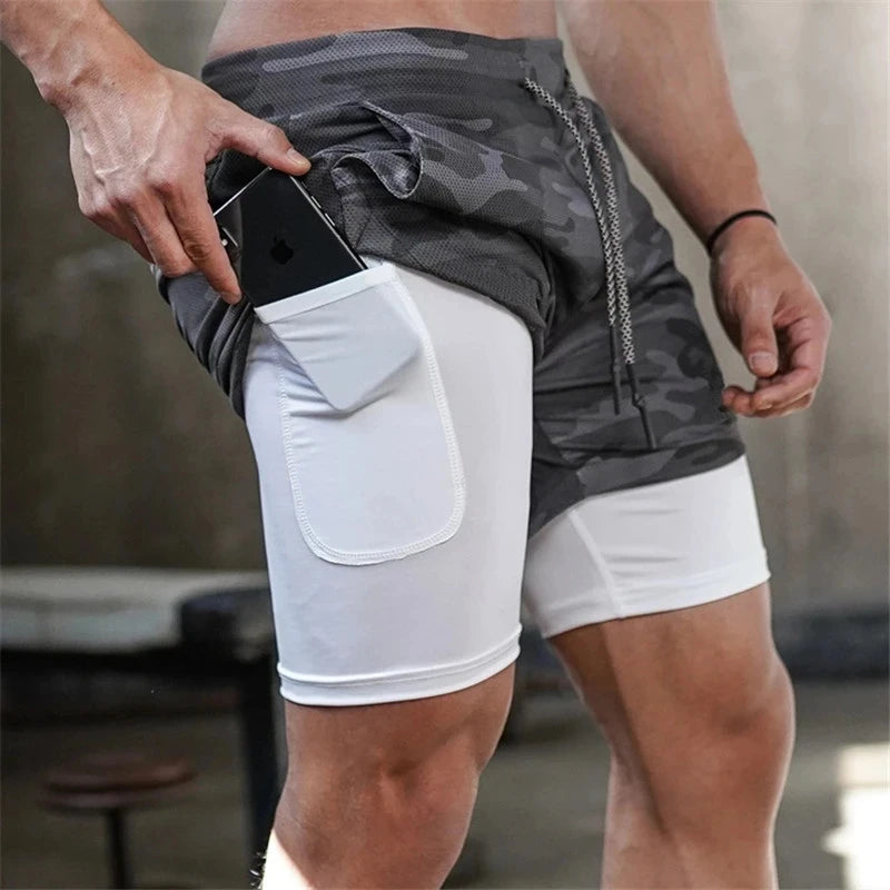 Shorts Sport Com Bermuda Lycra Com Bolso