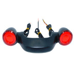 Pisca e Lanterna Traseira em LED 4x1 para Motos Tourings