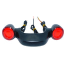 Pisca e Lanterna Traseira em LED 4x1 para Motos Tourings