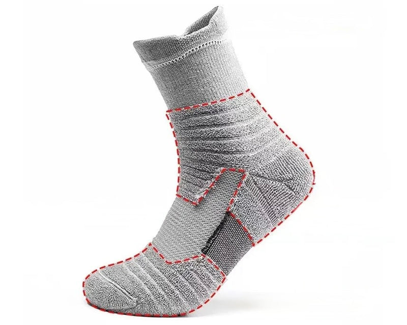 3 Pares de Meias Sport Compressivas Confort Plus
