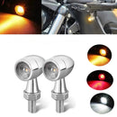 Mini Pisca 3x1 em LED Cromado