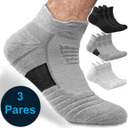 3 Pares de Meias Sport Compressivas Confort Plus