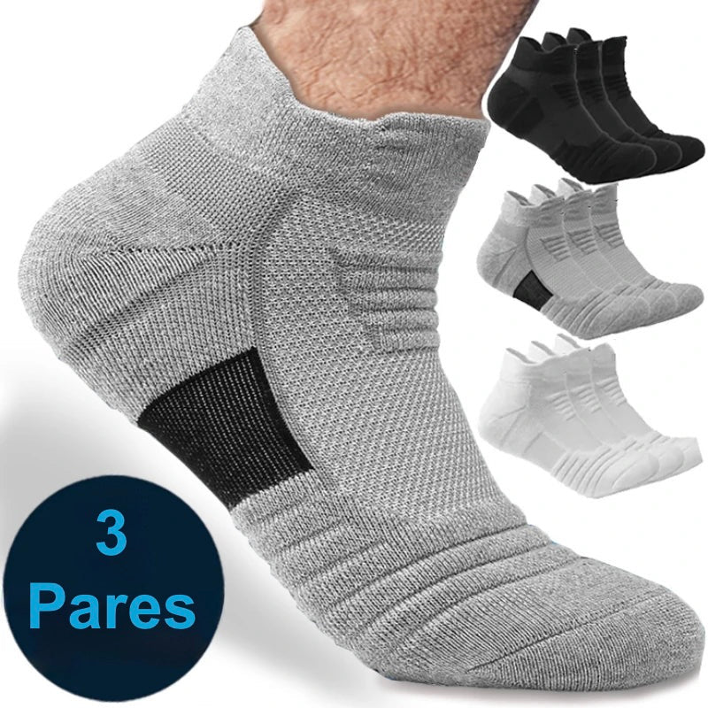 3 Pares de Meias Sport Compressivas Confort Plus