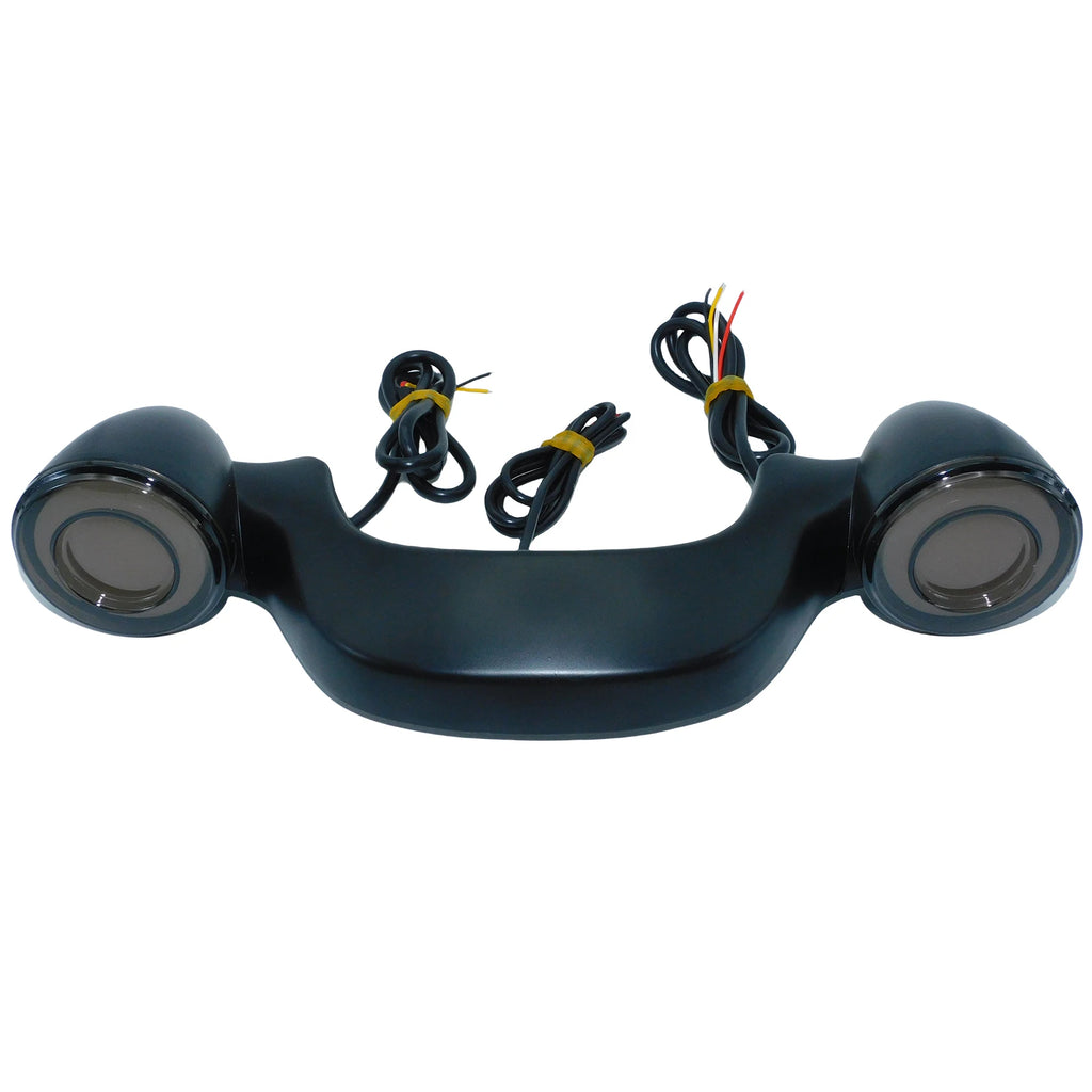 Pisca e Lanterna Traseira em LED 4x1 para Motos Tourings
