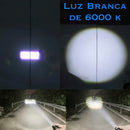 Par de Faróis de Milha 30W Abertura de Foco e Distância Reguláveis