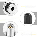 Par de Bico de Roda Com Rosca Para Todas Motos e Carros