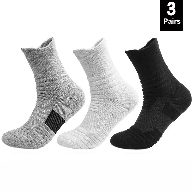 3 Pares de Meias Sport Compressivas