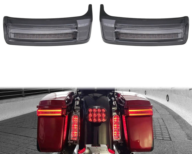 LED 3x1 das Malas Laterais Harley Touring 1997 até 2013