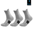 3 Pares de Meias Sport Compressivas Confort Plus