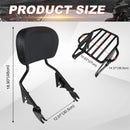 SissyBar Com Grelha e Docking Destacável Touring 2014 até 2024