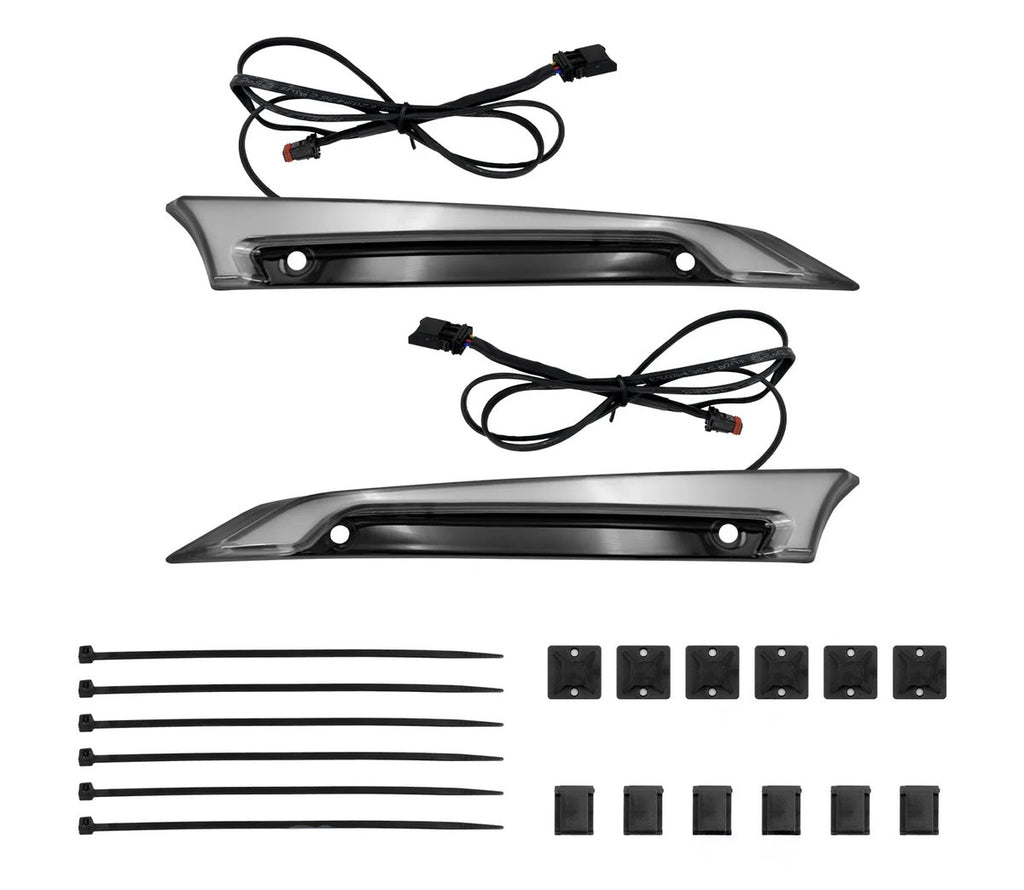 LED 2x1 do Parabrisa Road Glide