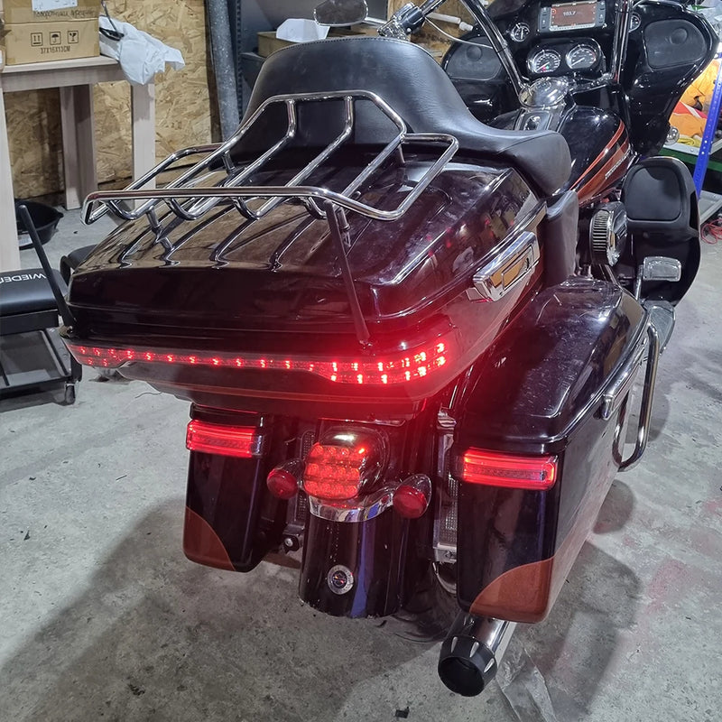 LED 3x1 das Malas Laterais Harley Touring 1997 até 2013