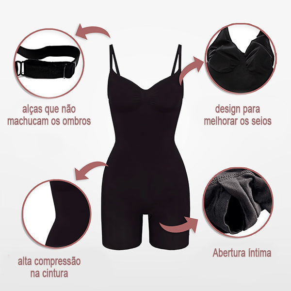 Full Body Shapewear Cintura Ultra Fina